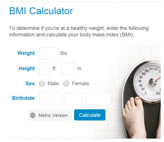 weight health calculator