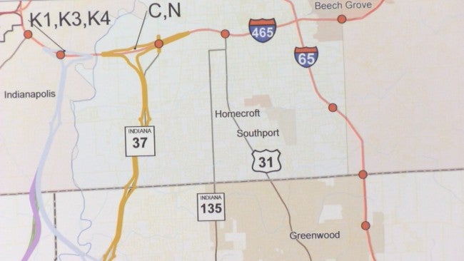 INDOT considers route options for I-69 expansion - WISH-TV ...