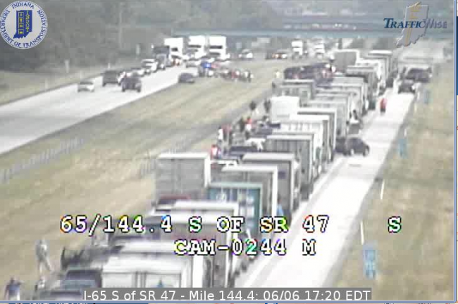 Crash closes all southbound lanes of I-65 - WISH-TV | Indianapolis News