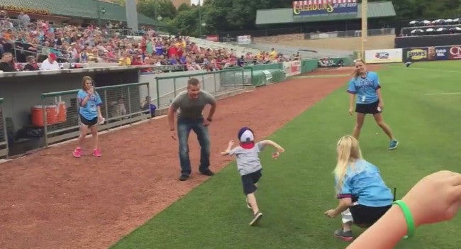 Military Father Surprises Son At Baseball Game - WISH-TV | Indianapolis ...