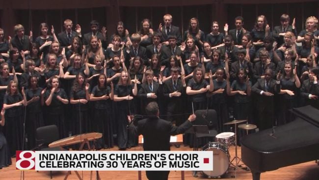 Indianapolis Childrens Choir Celebrates Milestone Indianapolis News