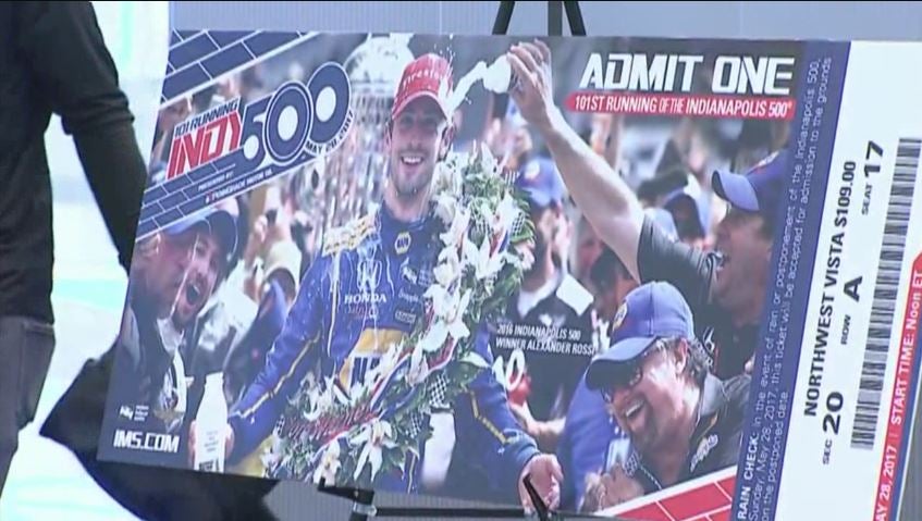 Ims Unveils Indy 500 Ticket Design Wish Tv Indianapolis News Indiana Weather Indiana Traffic