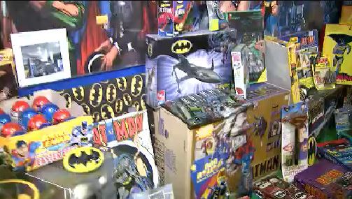Local man with second largest Batman memorabilia sharing collection with  Indy - WISH-TV | Indianapolis News | Indiana Weather | Indiana Traffic