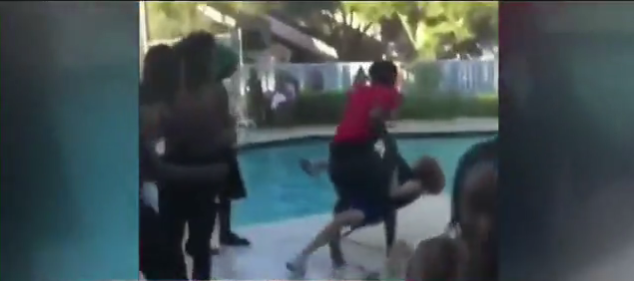 Watch 68 Year Old Woman Body Slammed Thrown Into Pool While Trying To 0773