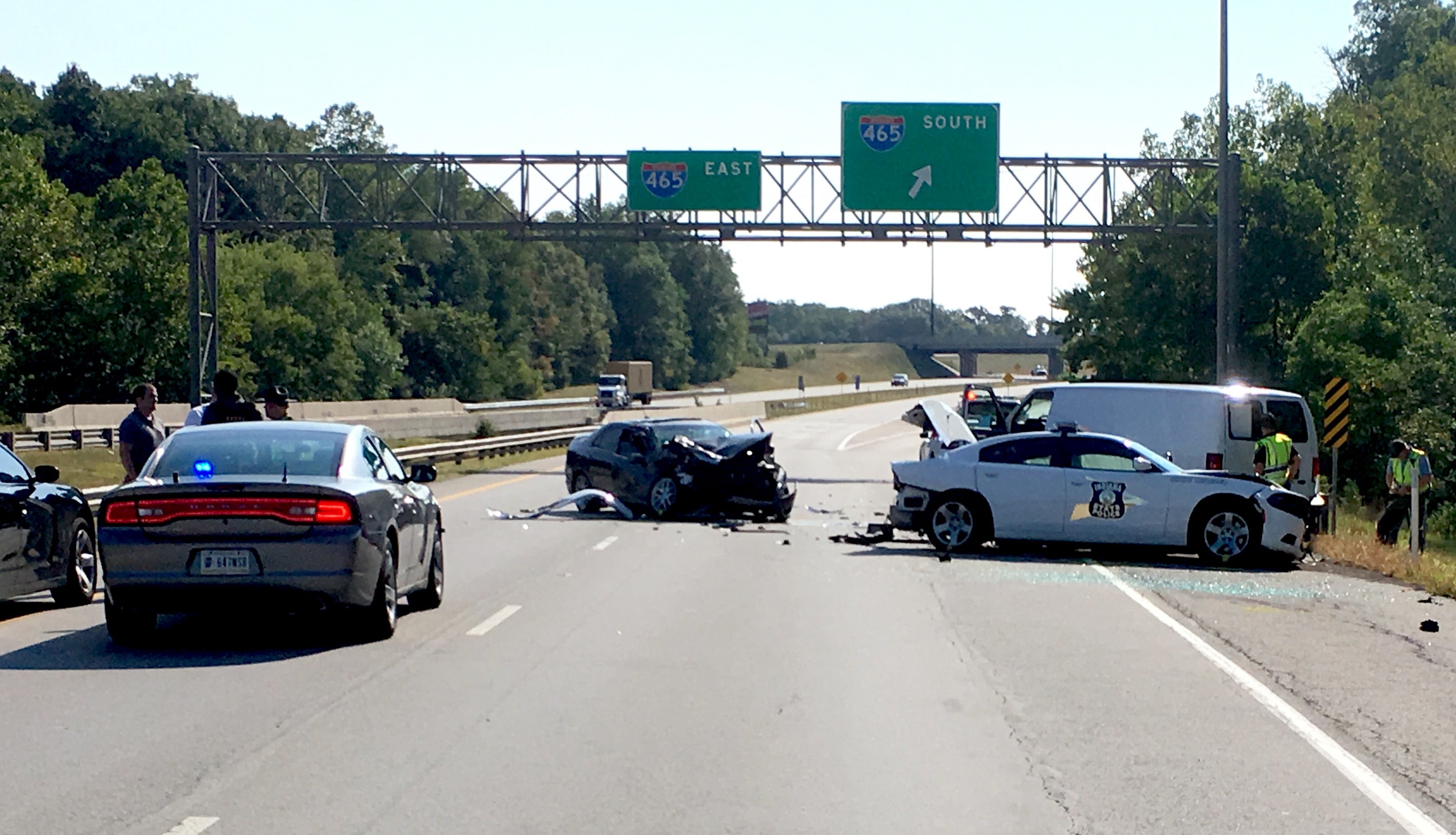 ISP Trooper In Serious Condition Following Crash On I-865 - WISH-TV ...