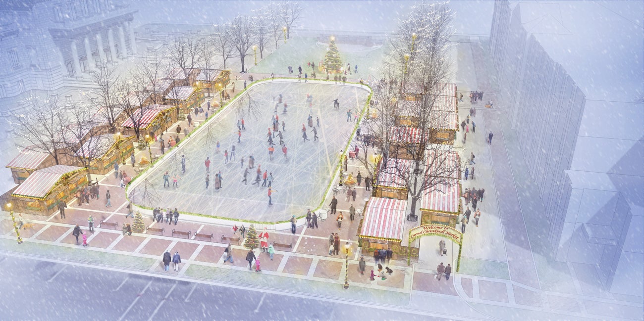 Opening date set for Carmel skating rink, Christmas market WISHTV