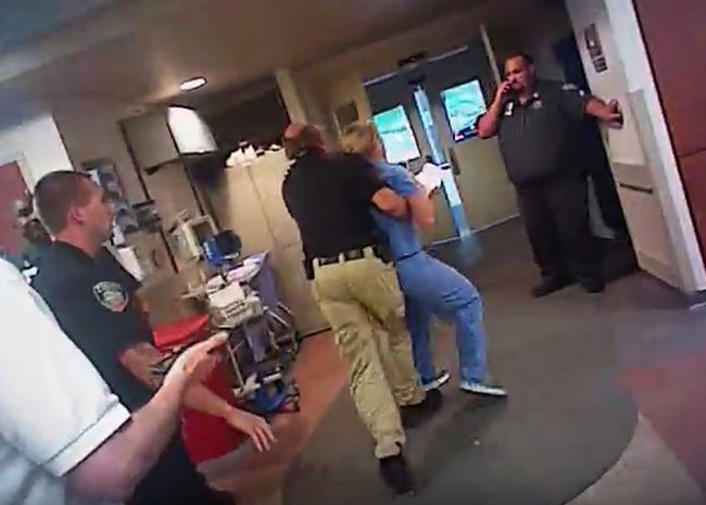 Utah Officer Fired After Nurses Arrest Caught On Video Wish Tv