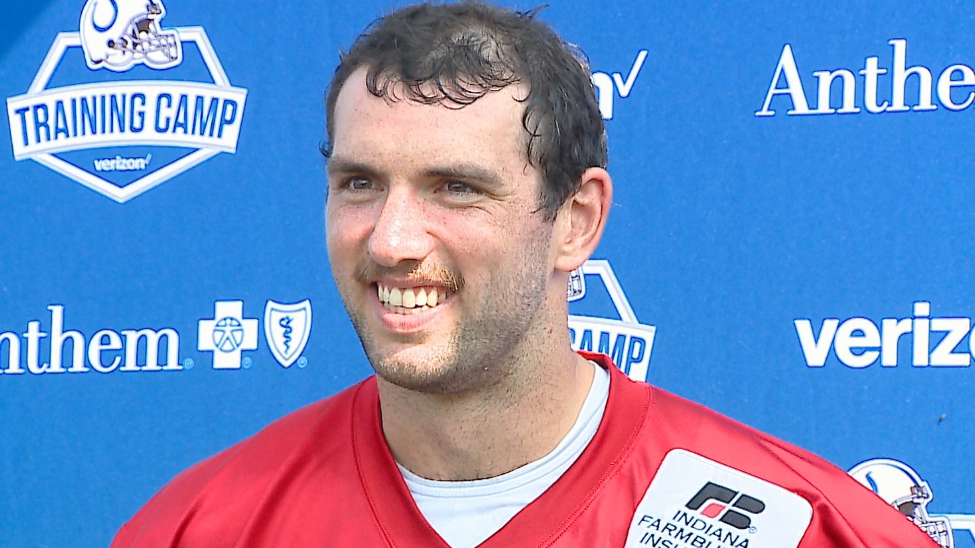 Quarterback Andrew Luck impressive in Colts training camp