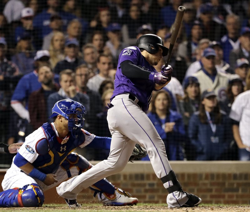 Rockies top Cubs 2-1 in 13 innings in epic wild-card game