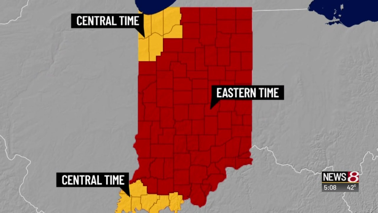 All of Indiana in Central time zone? State lawmaker hopes - WISH-TV | News | Indiana Weather | Indiana Traffic