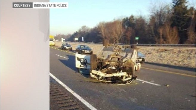 Trooper Suffers Minor Injuries After Indiana Toll Road Crash Wish Tv Indianapolis News 4610