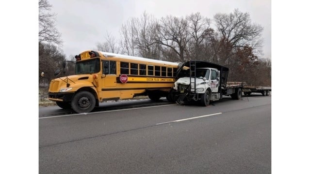 No charges in fatal Indiana crash between truck, school bus - WISH-TV