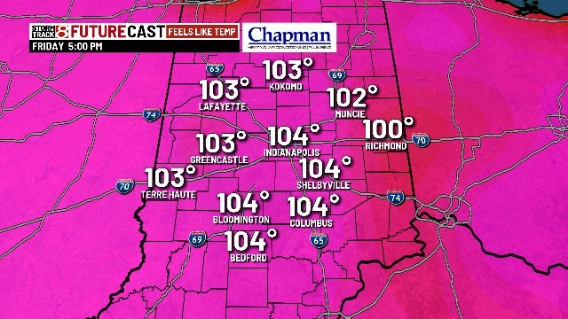 Heat warning continues - WISH-TV | Indianapolis News | Indiana Weather ...