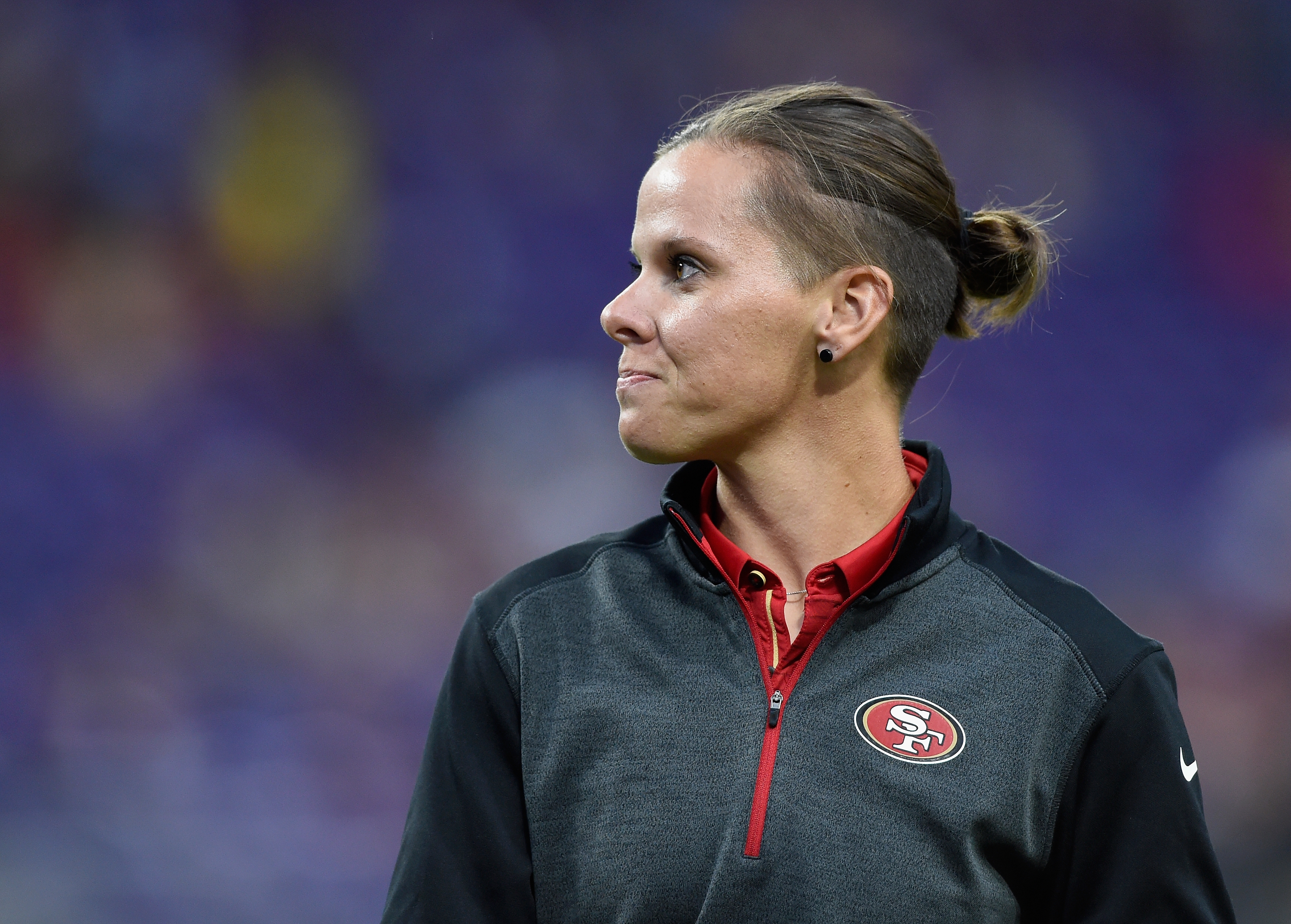 NFL's first female assistant coach to share her story, skills at