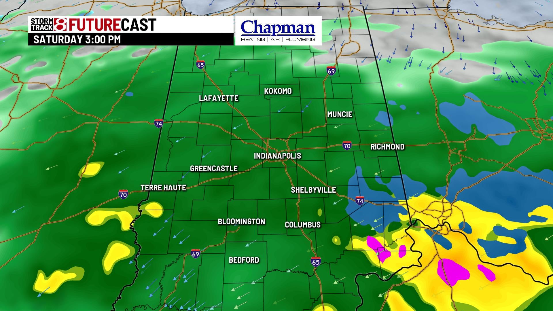 Much Colder Temperatures, Wintry Mix Possible Saturday - Indianapolis ...