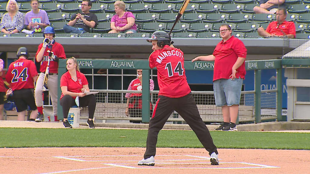 Special Olympics Indiana softball championship games held at Victory