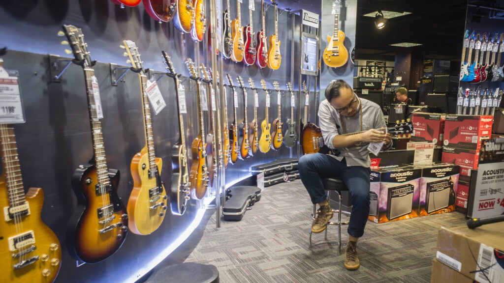 Guitar Center is filing for bankruptcy