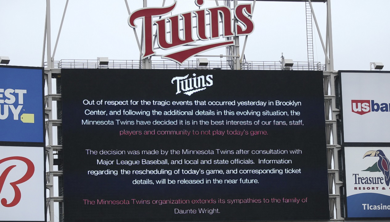 Twins, Wolves, Wild postpone games following police shooting