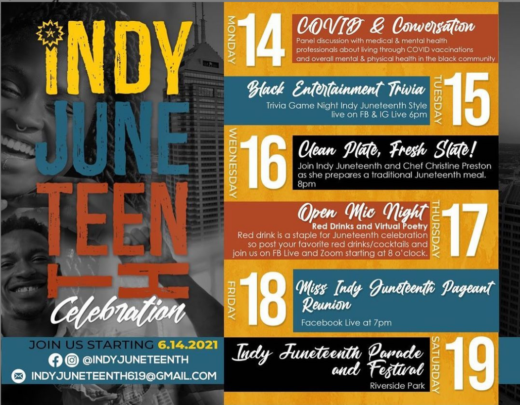 Indy Juneteenth Celebrates Holiday With Week Of Events Ending With A ...