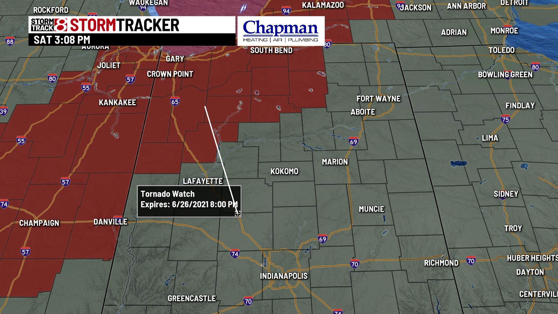 Tornado Watch in Northwest Indiana Indianapolis News Indiana
