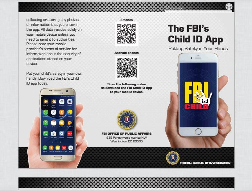 Law enforcement urges parents to download FBI Child ID app ...