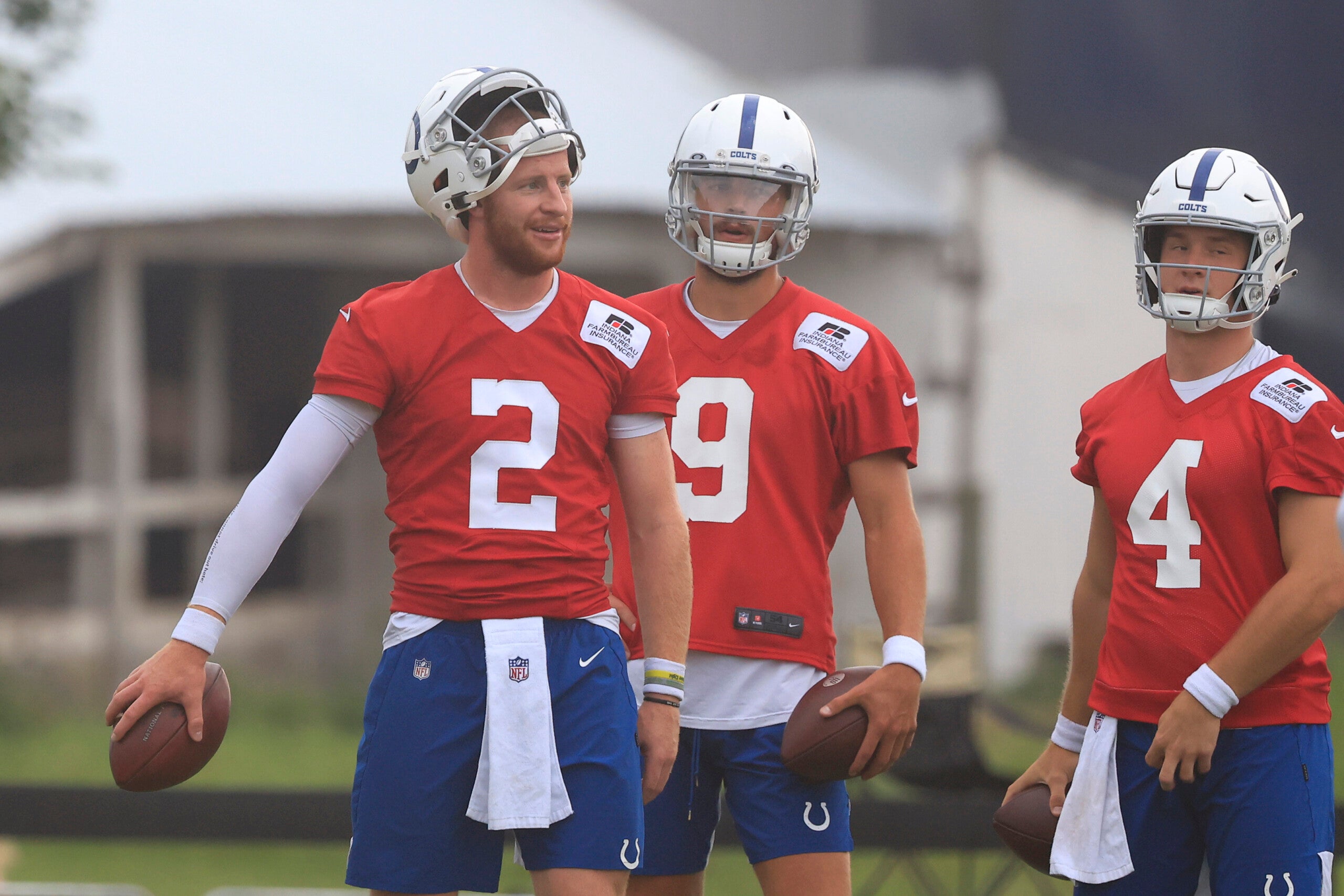 Injuries keep Wentz, Kelly out of Indianapolis Colts' 3rd practice