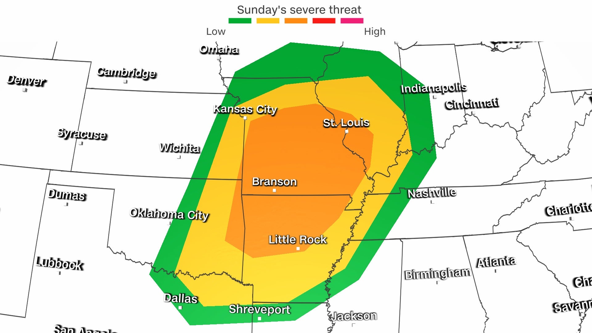 Severe storms with tornadoes threaten central US - Indianapolis News ...