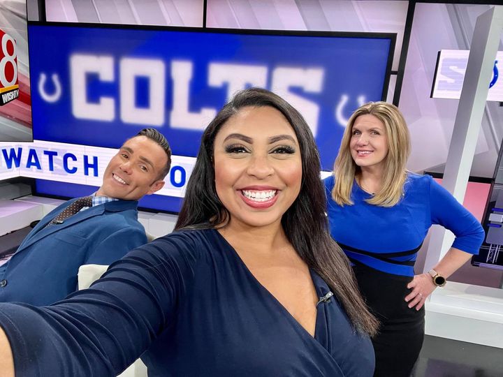 Wearing blue for the Indianapolis Colts tonight! Phil Sanchez,  Meteorologist Ta - WISH-TV, Indianapolis News, Indiana Weather