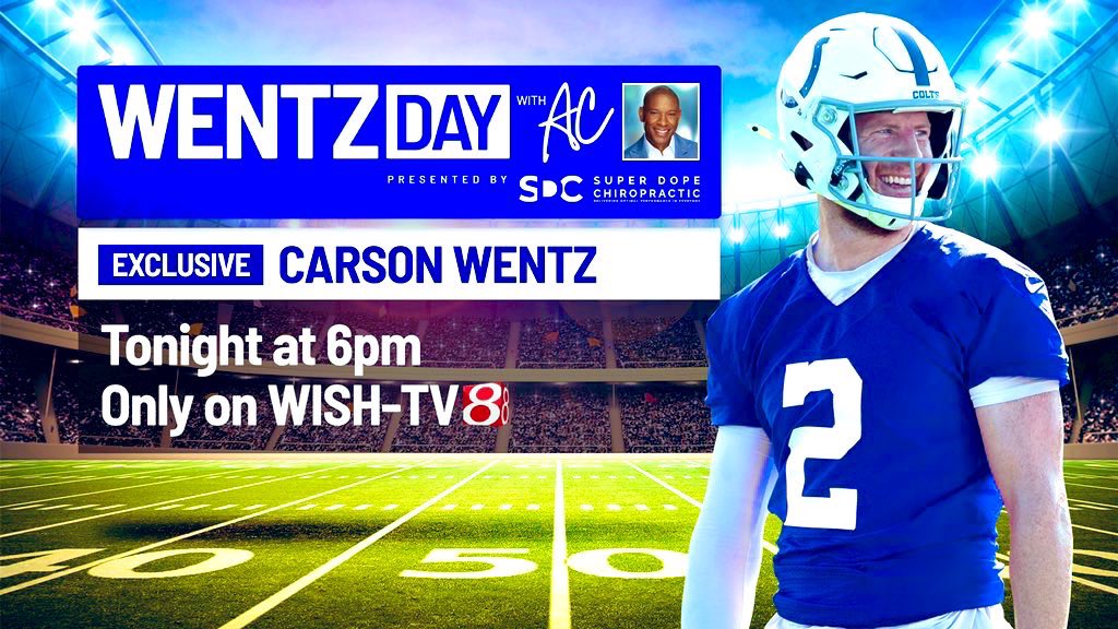 WentzDay: Colts QB Carson Wentz talks ahead of Christmas night game against  Arizona - WISH-TV, Indianapolis News, Indiana Weather