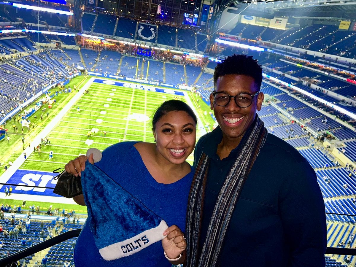 I think we were the @Colts good luck charms tonight! First Colts game Take  ho - WISH-TV, Indianapolis News, Indiana Weather