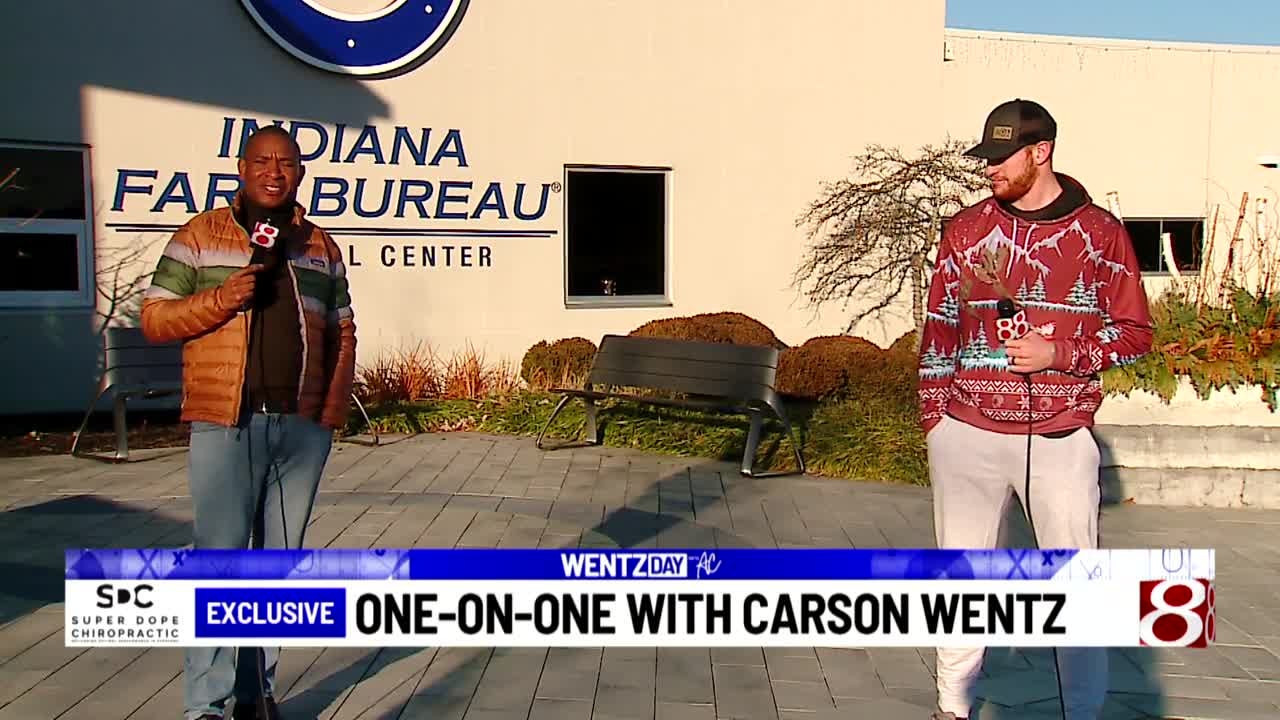 WentzDay: Colts QB Carson Wentz talks ahead of Christmas night game against  Arizona - WISH-TV, Indianapolis News, Indiana Weather