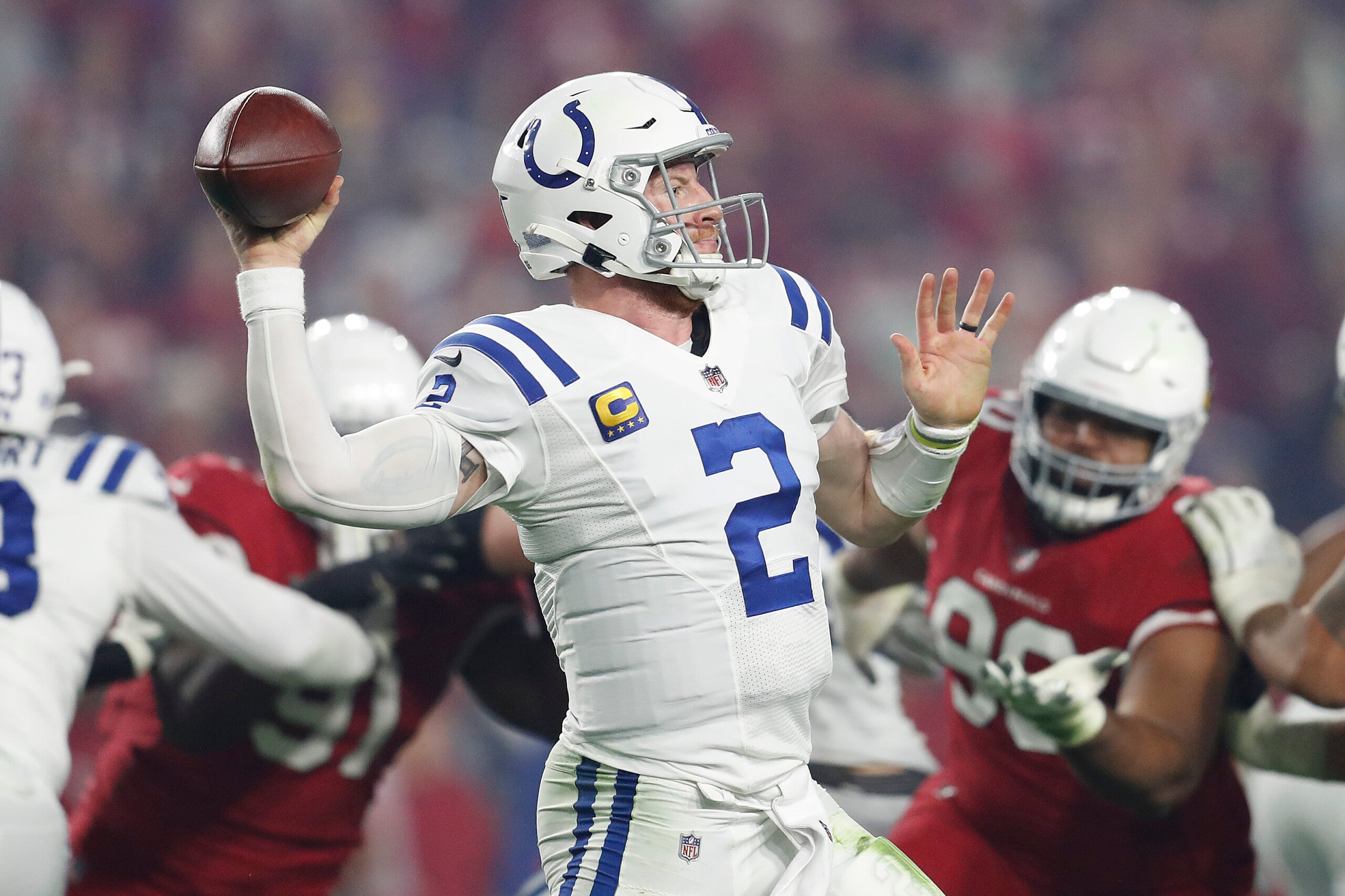 Banged-up Colts shrug off injuries, beat Cardinals 22-16