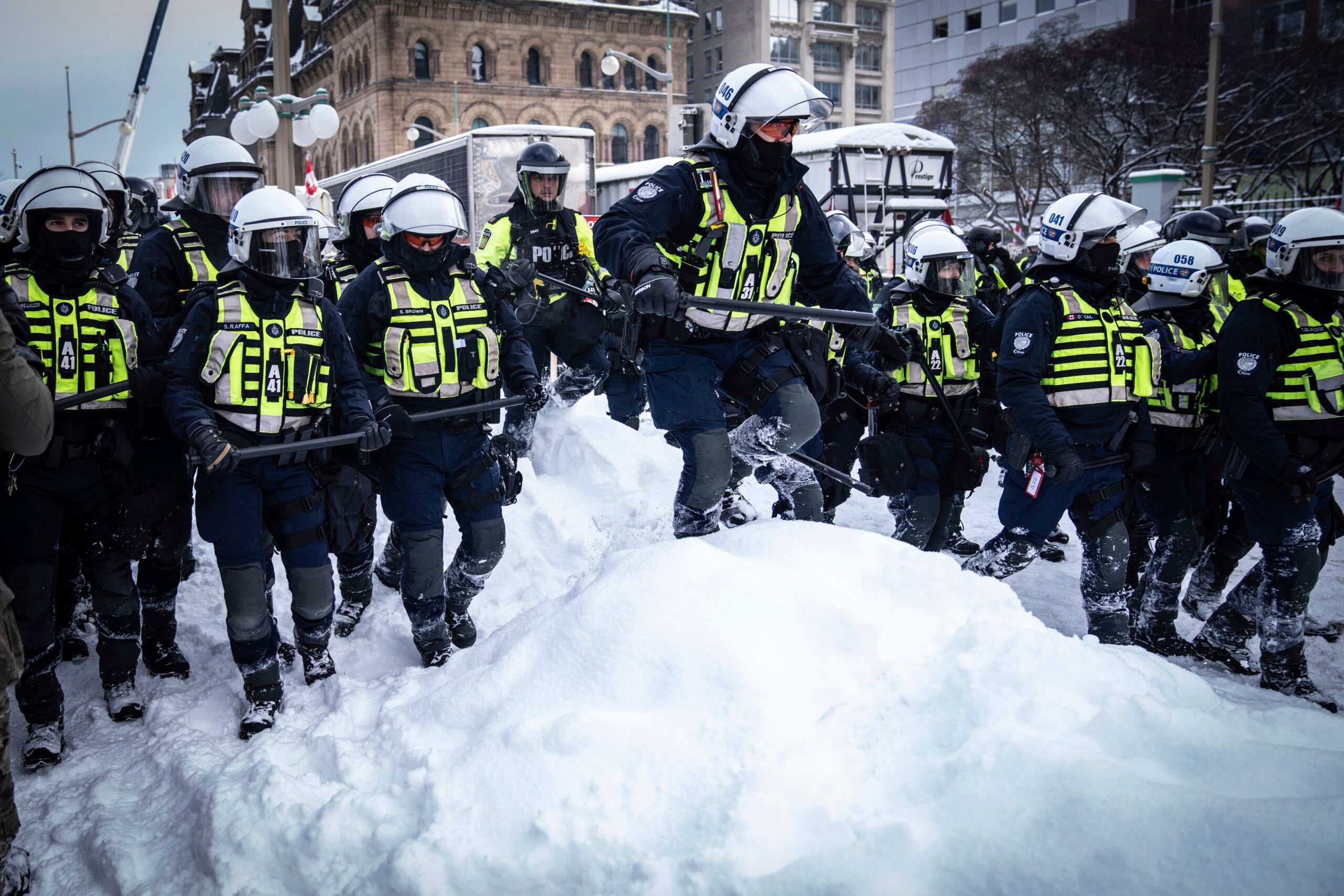 Canadian Police Appear To End Protesters' Siege Of Ottawa - WISH-TV ...