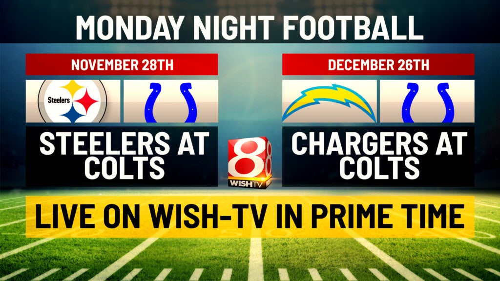 Watch the Chargers play the Colts on Monday Night Football on WISH