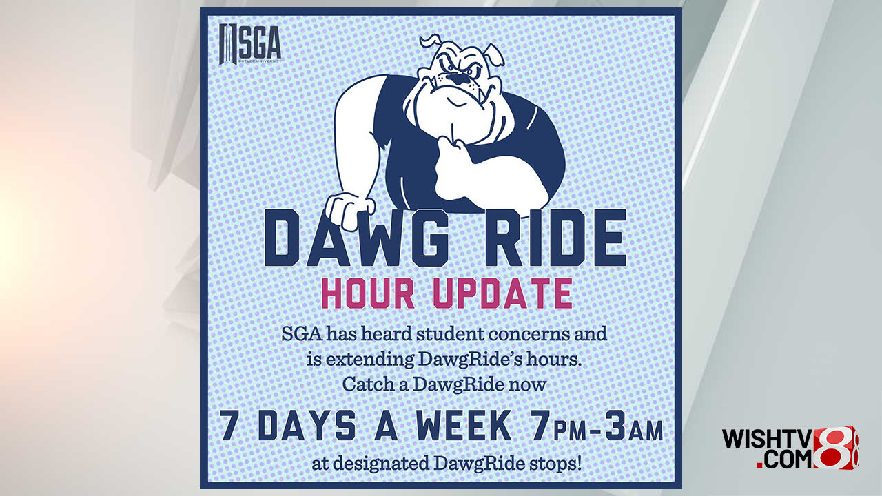 Butler’s Dawg Ride service down; police offer escorts