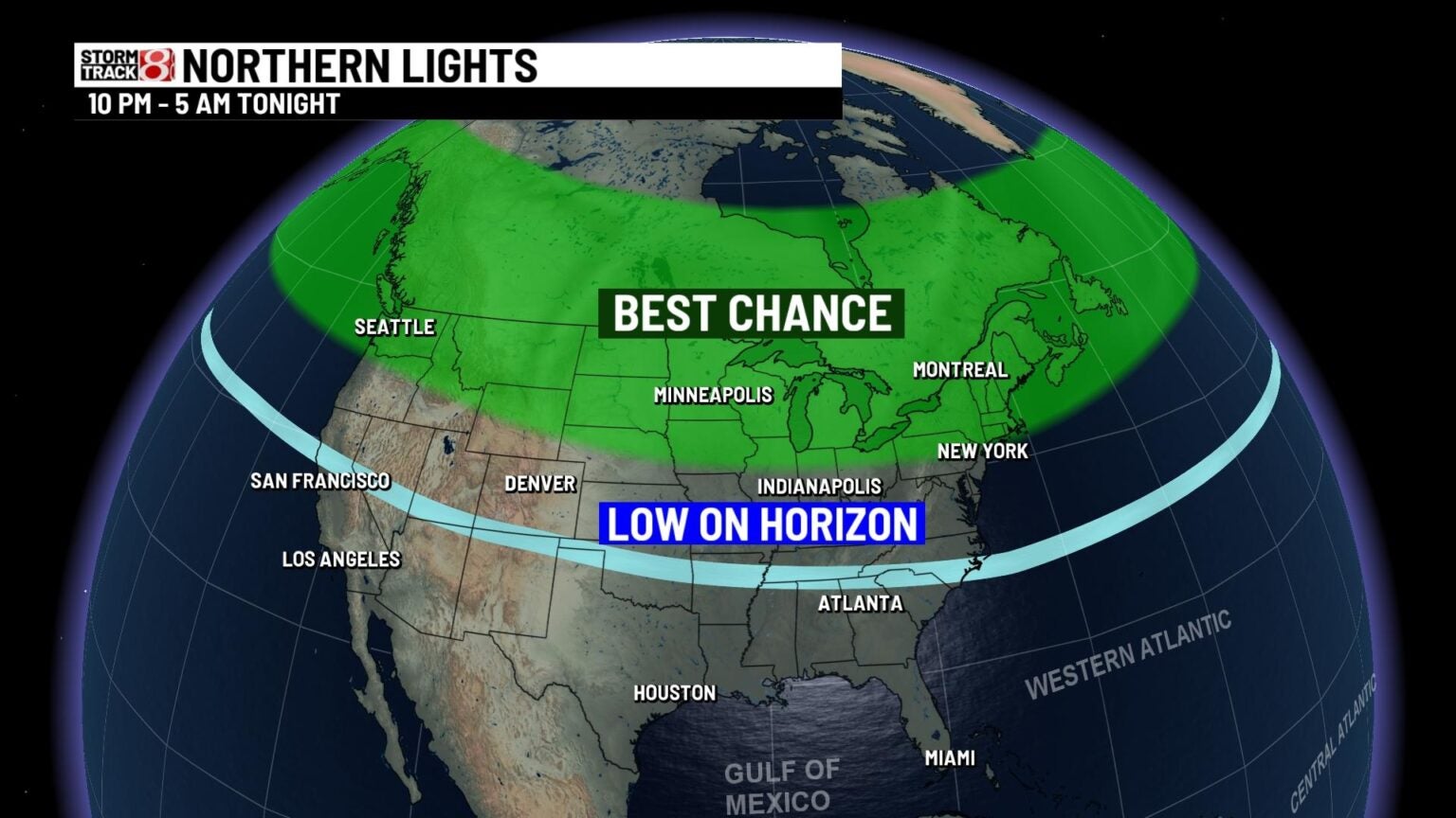 Northern lights may be visible for parts of Indiana tonight ...