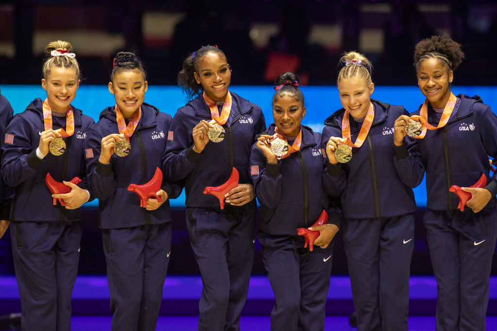 Shilese Jones and Jade Carey star for USA in World Artistic Gymnastics  Championship qualification - Eurosport
