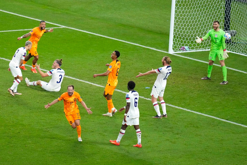 Team USA knocked out of World Cup after 3-1 loss to Netherlands : NPR