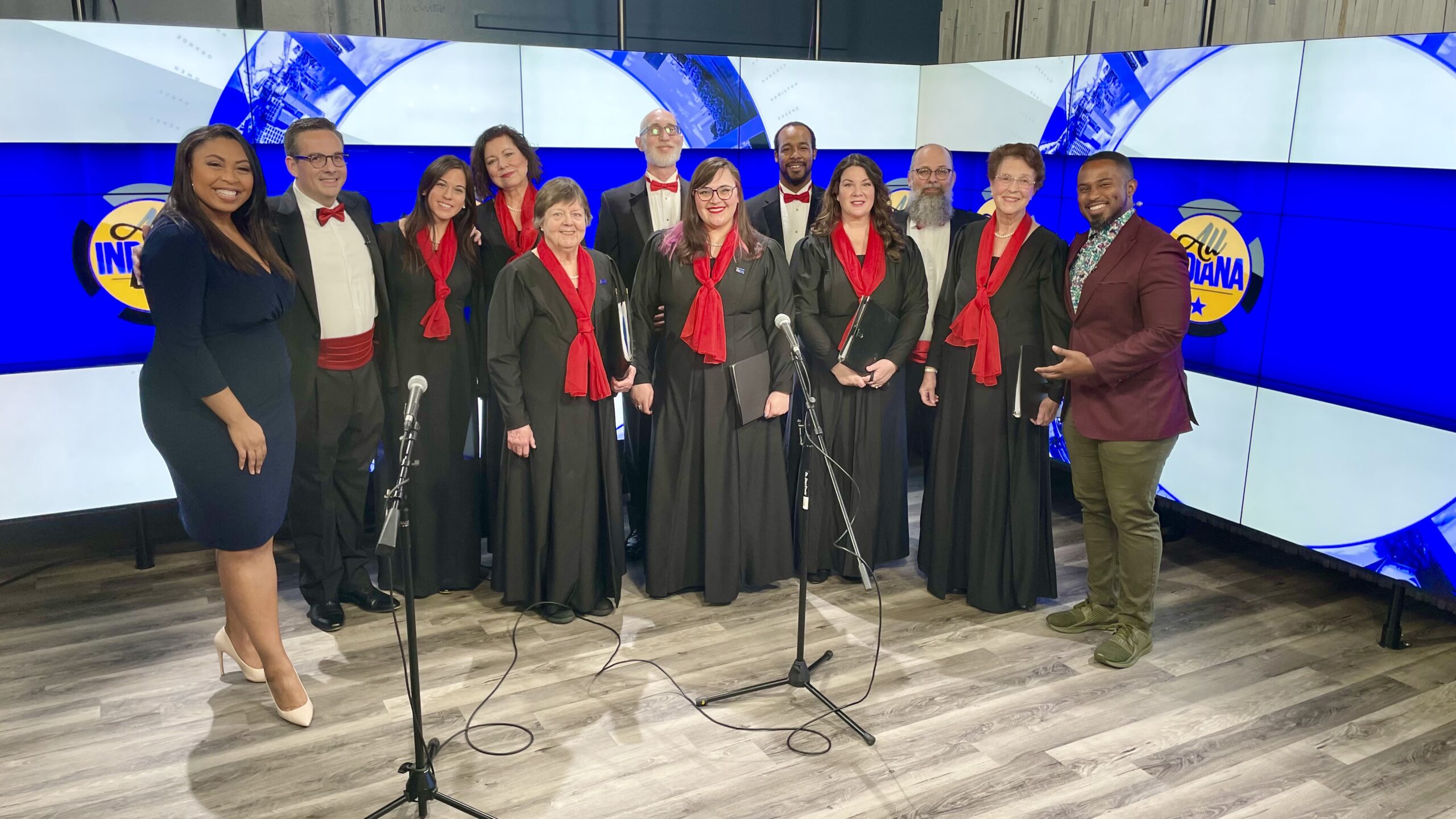 All Indiana: Indianapolis Symphonic Choir performs ahead of ‘Festival of Carols’