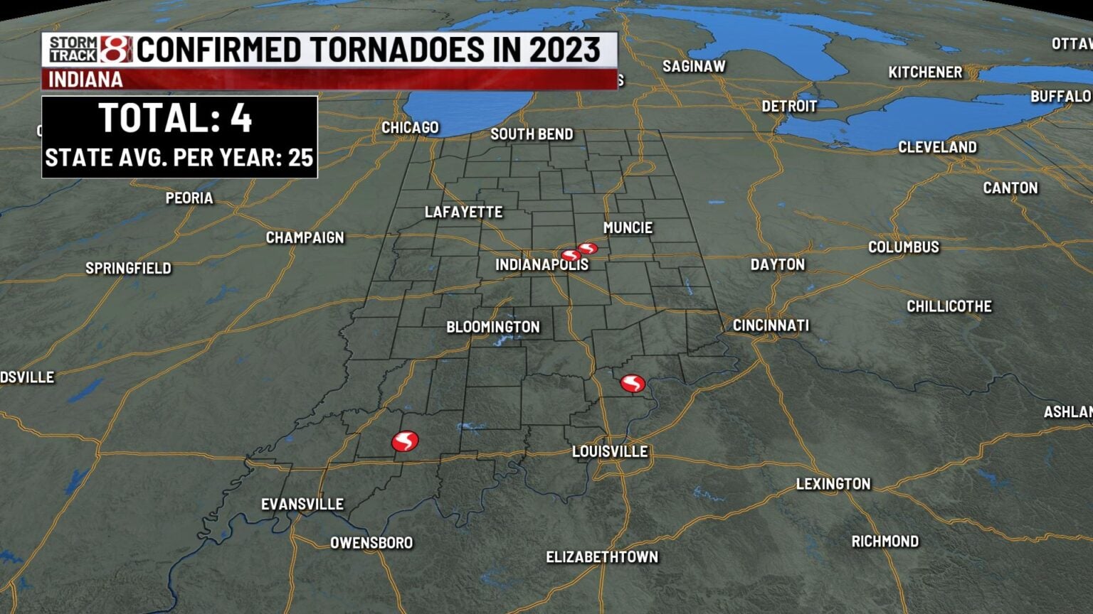 2nd tornado confirmed from March storms in southern Indiana