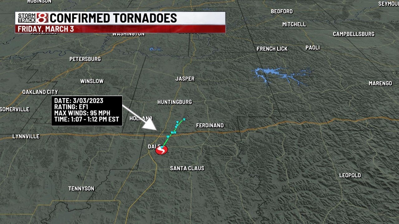 3 tornadoes added in southern Indiana; total of 5 Friday - Indianapolis ...