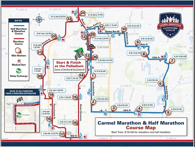 13th annual Carmel Marathon takes to the streets Indianapolis News