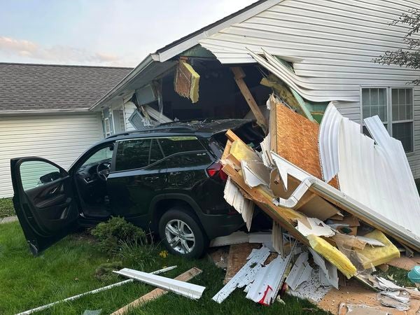 VIDEO: SUV crashes into home, driver flees scene - Indianapolis News ...