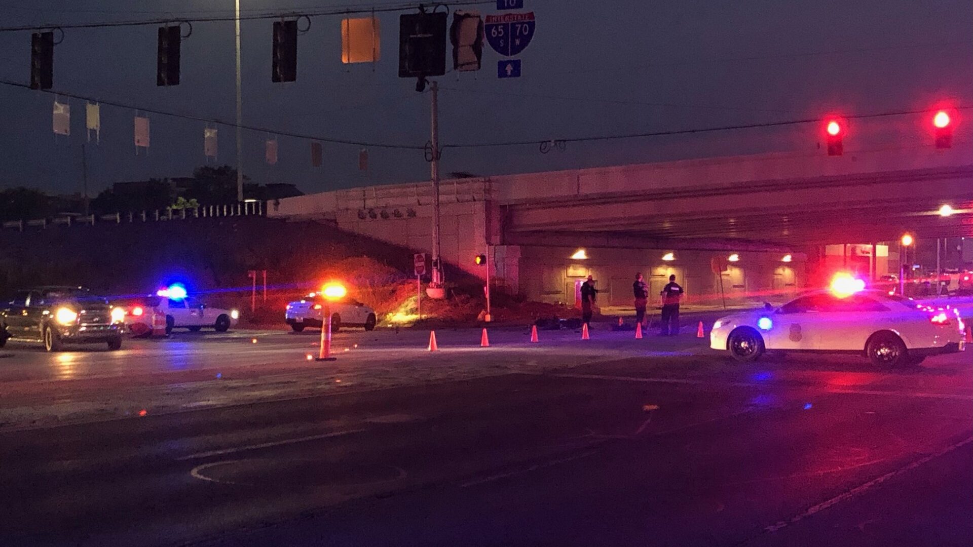 Man dead after motorcycle crash near downtown