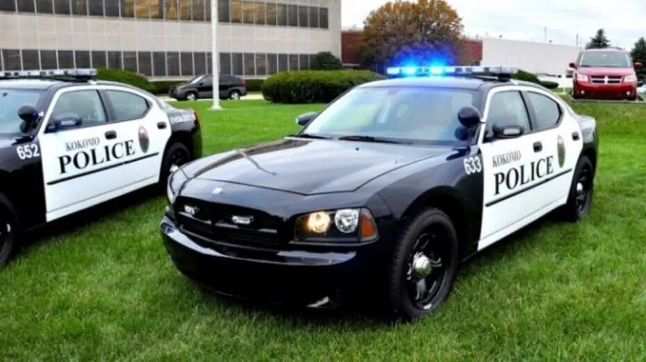 A vehicle belonging to the Kokomo Police Department. Kokomo police say Kevin Maddox and Amber Brigham were arrested in connection to the 2006 cold case murder of 20-year-old Kokomo man, Chad Rouse. (Photo by Kokomo PD via Facebook)