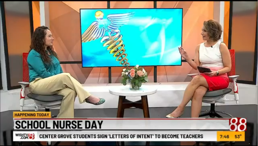 Celebrating School Nurse Day WISH TV Indianapolis News Indiana   School Nurse Day Screengrab 