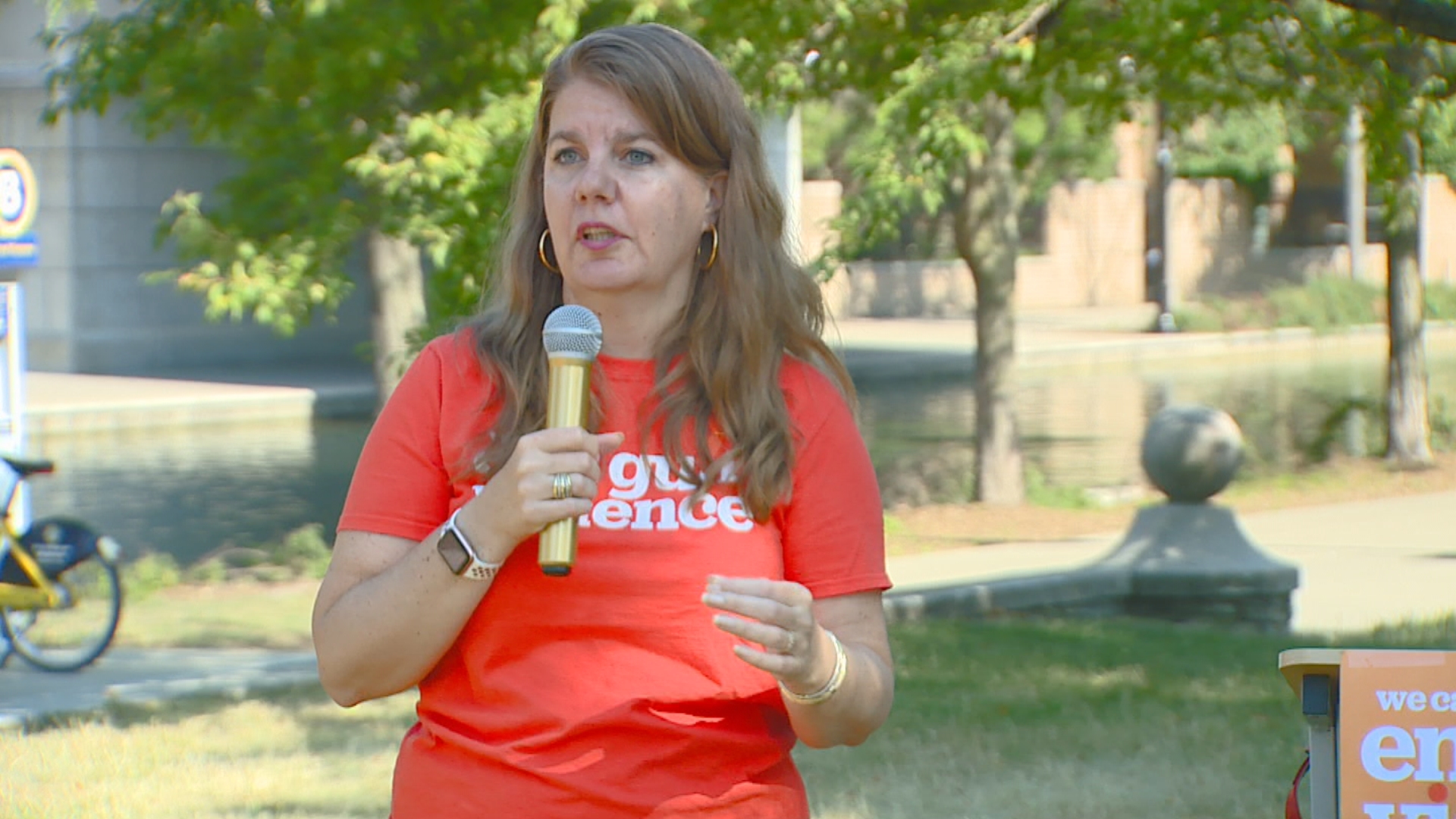 Dozens gather in Indianapolis to raise awareness of gun violence