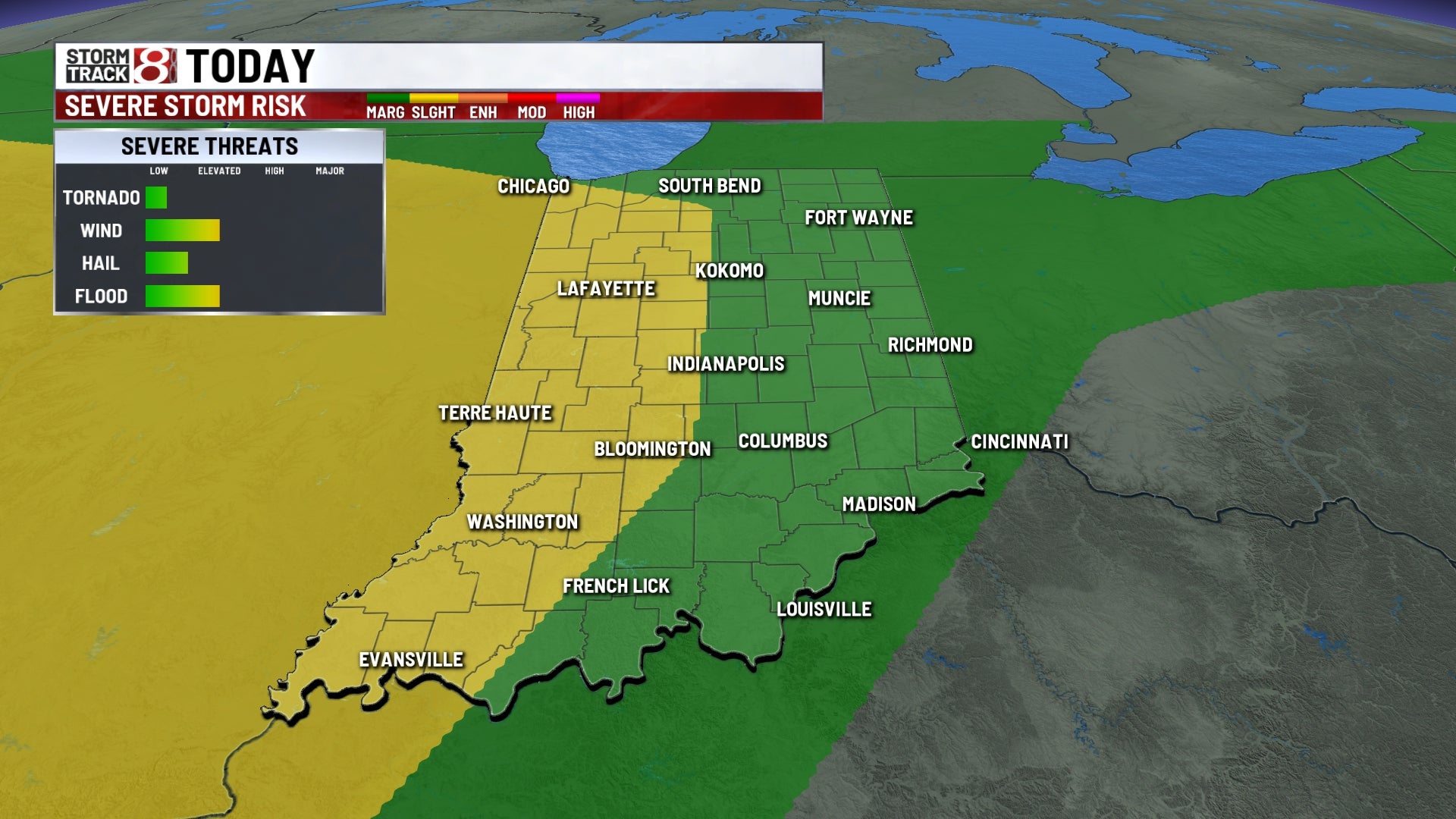 More humid with storm chances Tuesday