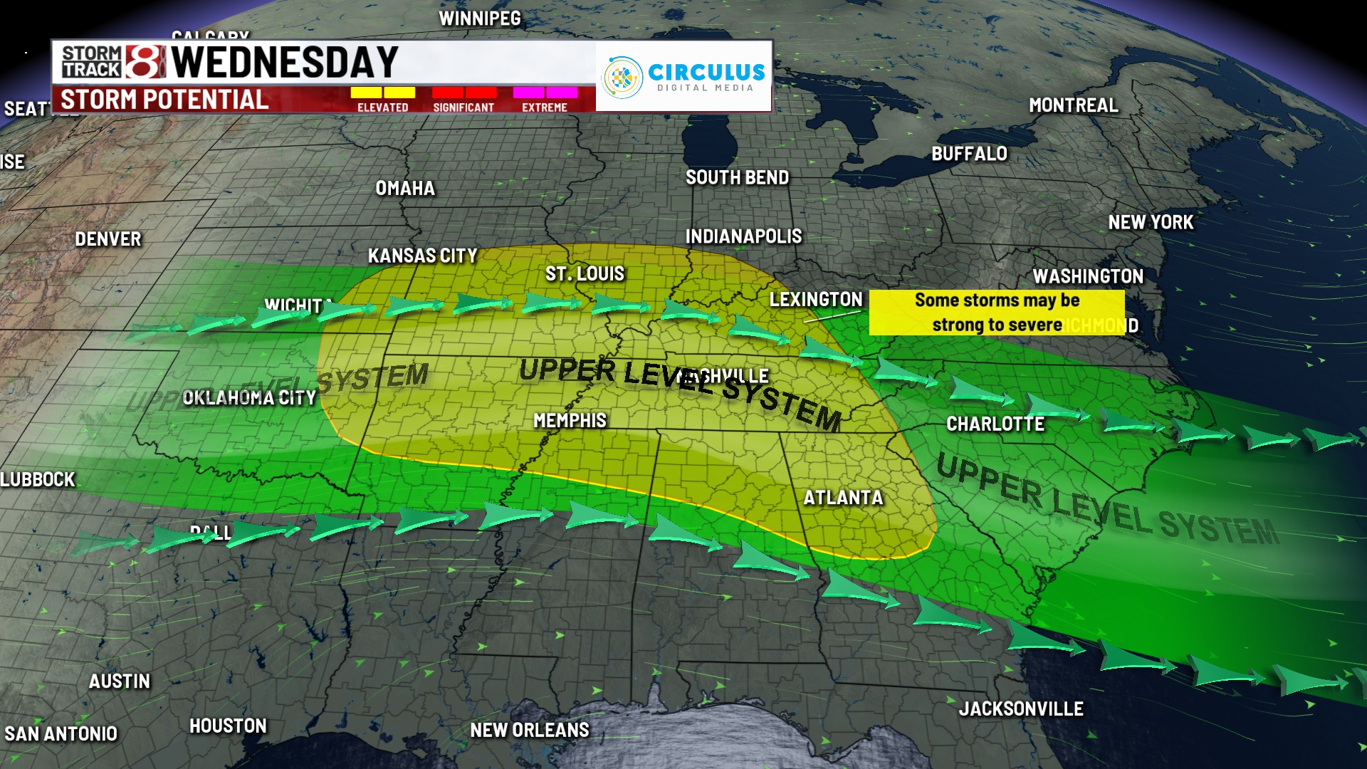 Quiet Tuesday ahead, storms return Wednesday