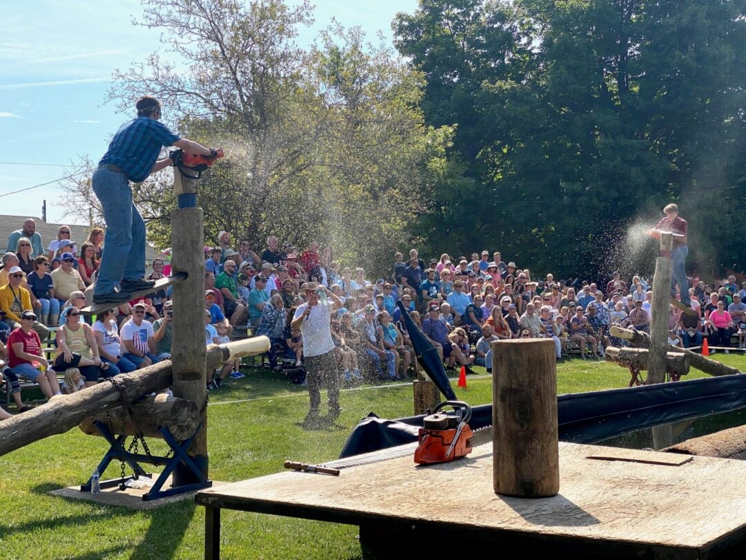 See lumberjacks, chainsaw carving and more at the Hoosier Hardwood